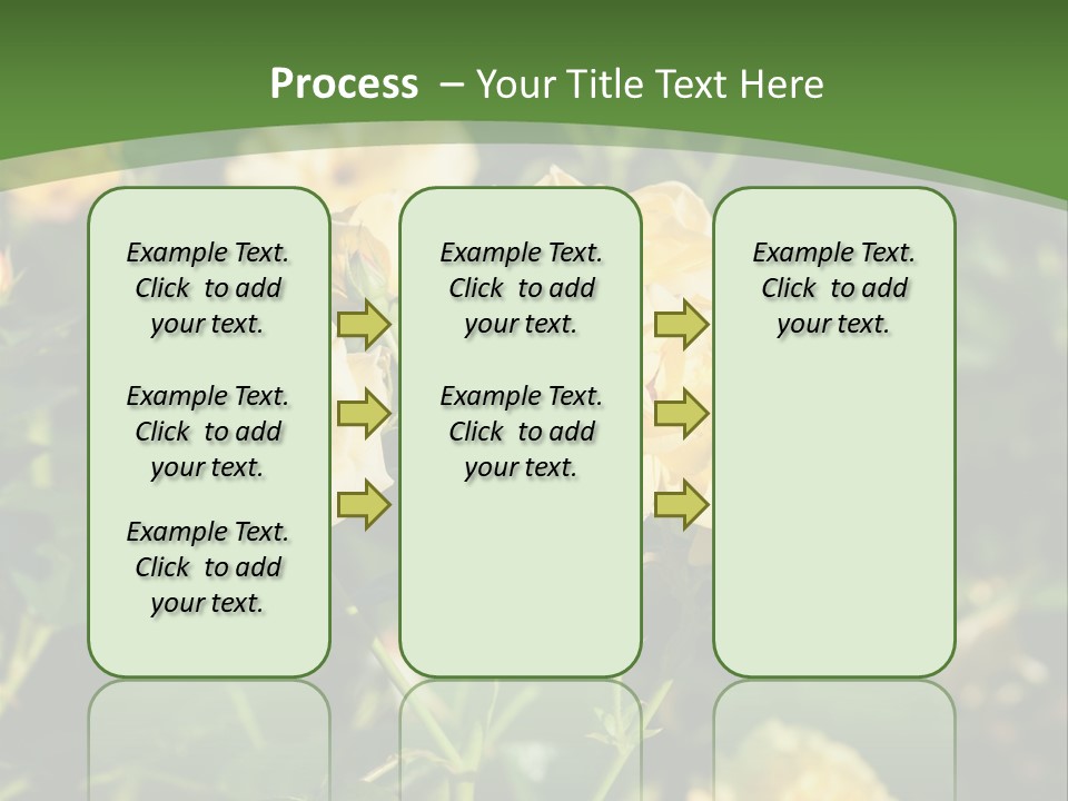 A Yellow Rose Powerpoint Presentation Is Shown PowerPoint Template