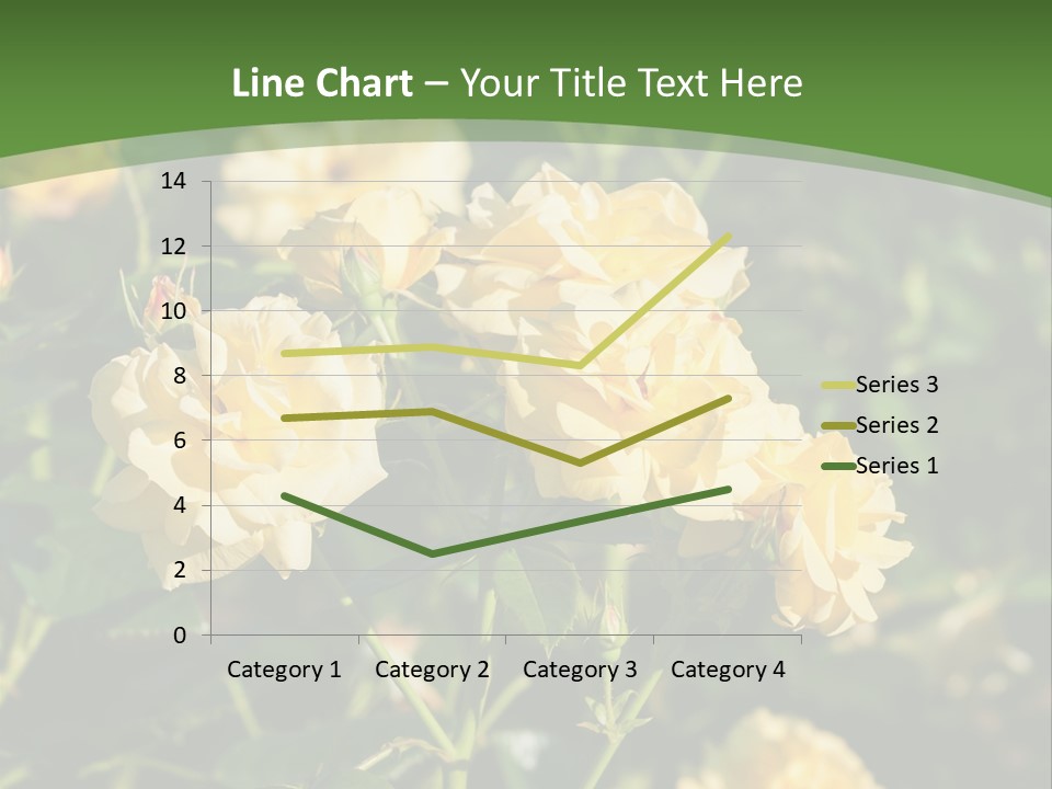 A Yellow Rose Powerpoint Presentation Is Shown PowerPoint Template