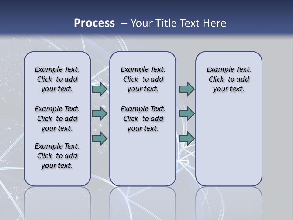 A Blue Globe With Lines In The Middle Of It PowerPoint Template
