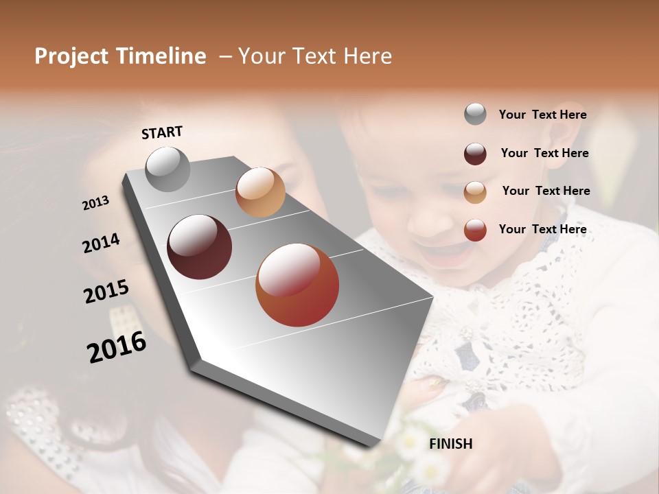 A Woman Holding A Small Child In Her Arms PowerPoint Template