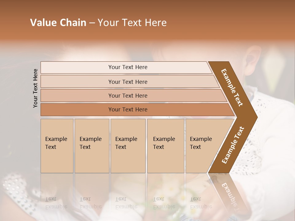 A Woman Holding A Small Child In Her Arms PowerPoint Template