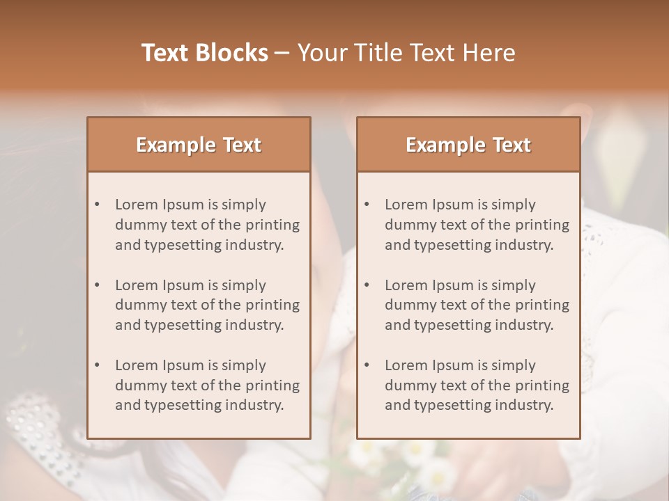 A Woman Holding A Small Child In Her Arms PowerPoint Template