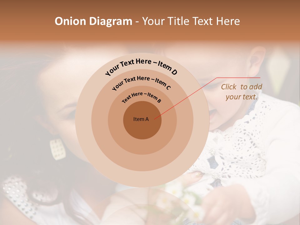 A Woman Holding A Small Child In Her Arms PowerPoint Template