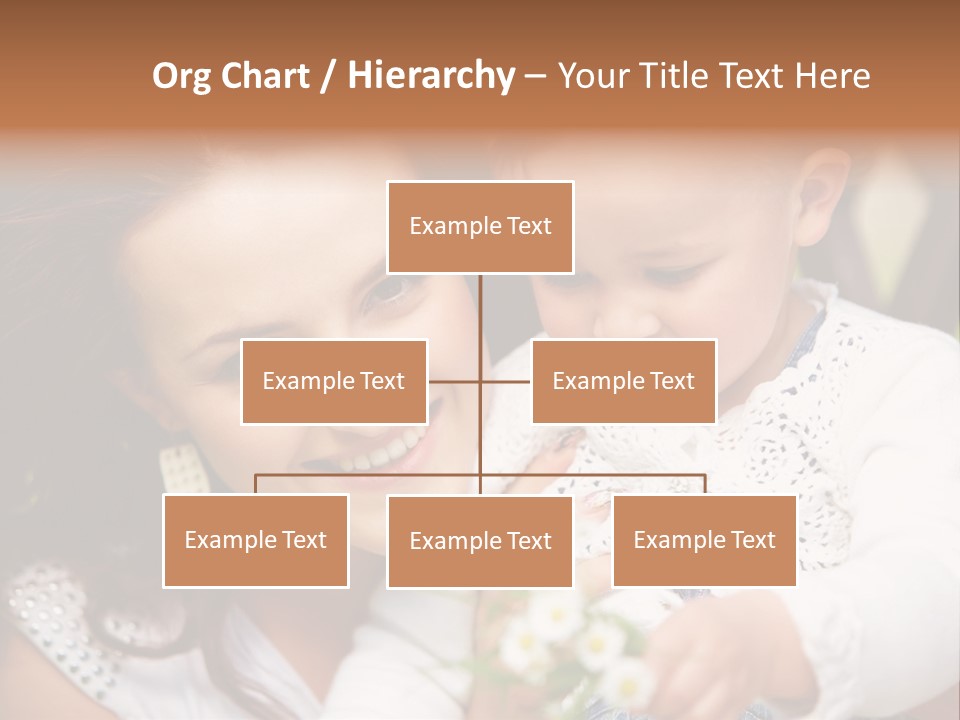 A Woman Holding A Small Child In Her Arms PowerPoint Template