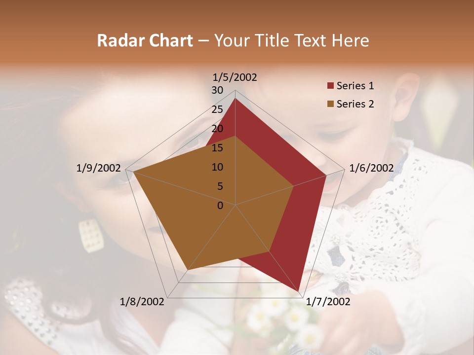 A Woman Holding A Small Child In Her Arms PowerPoint Template