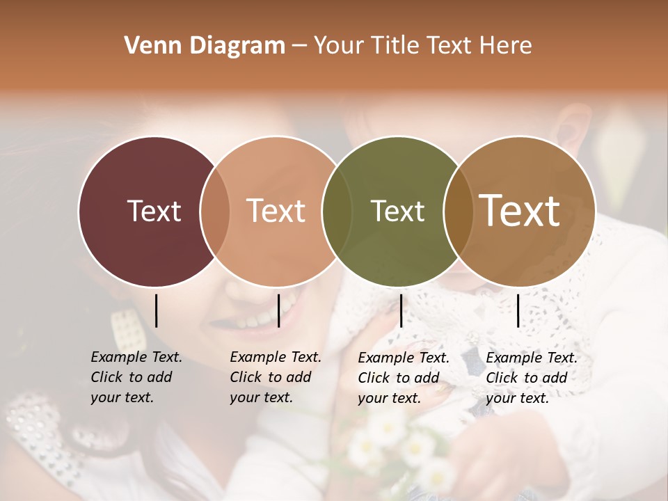 A Woman Holding A Small Child In Her Arms PowerPoint Template