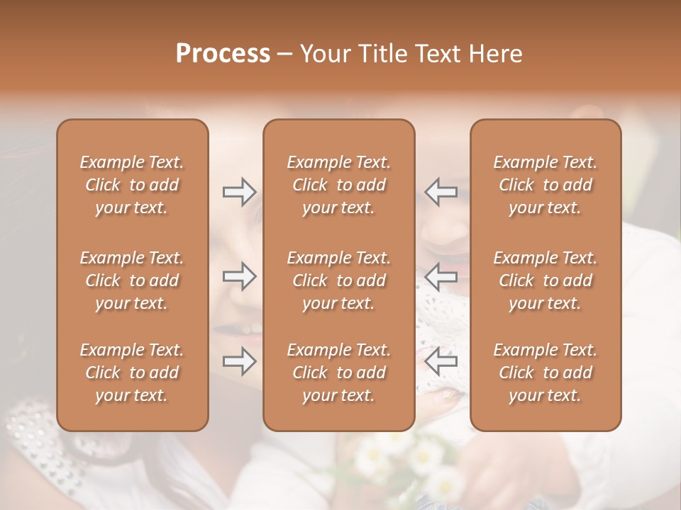 A Woman Holding A Small Child In Her Arms PowerPoint Template