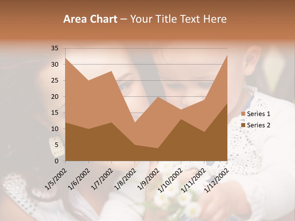 A Woman Holding A Small Child In Her Arms PowerPoint Template