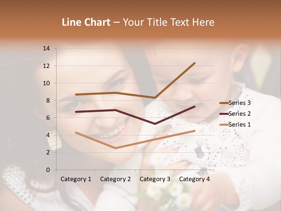 A Woman Holding A Small Child In Her Arms PowerPoint Template