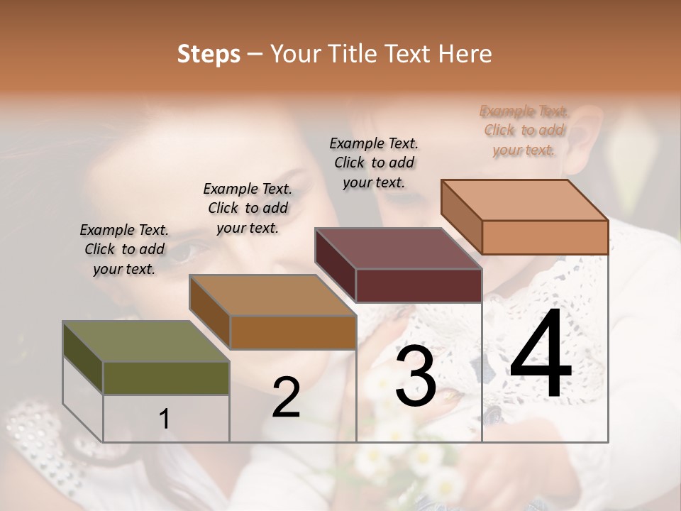 A Woman Holding A Small Child In Her Arms PowerPoint Template