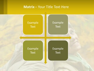 A Man And Woman Are Smiling For The Camera PowerPoint Template