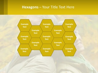 A Man And Woman Are Smiling For The Camera PowerPoint Template