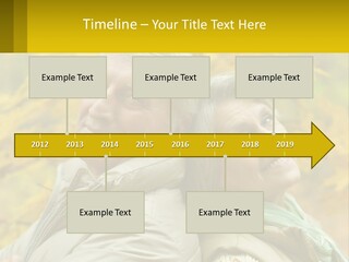 A Man And Woman Are Smiling For The Camera PowerPoint Template