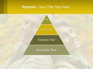 A Man And Woman Are Smiling For The Camera PowerPoint Template
