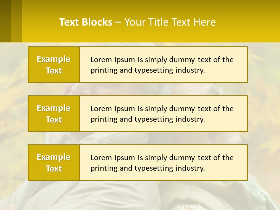 A Man And Woman Are Smiling For The Camera PowerPoint Template