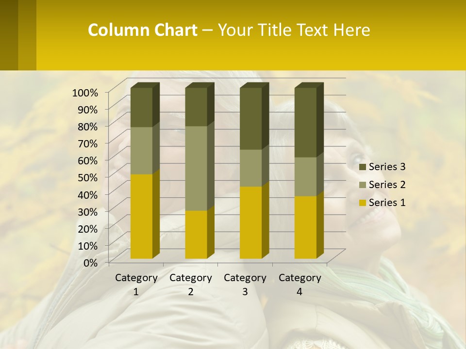 A Man And Woman Are Smiling For The Camera PowerPoint Template