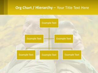 A Man And Woman Are Smiling For The Camera PowerPoint Template