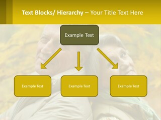 A Man And Woman Are Smiling For The Camera PowerPoint Template