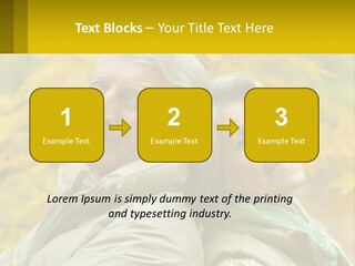 A Man And Woman Are Smiling For The Camera PowerPoint Template