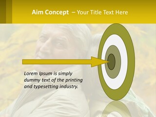 A Man And Woman Are Smiling For The Camera PowerPoint Template