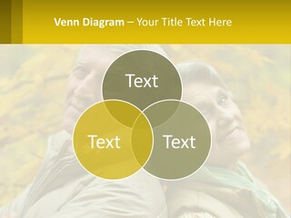 A Man And Woman Are Smiling For The Camera PowerPoint Template