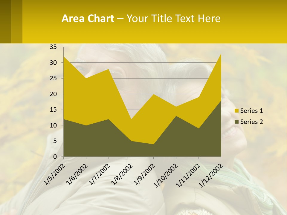 A Man And Woman Are Smiling For The Camera PowerPoint Template
