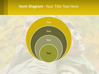 A Man And Woman Are Smiling For The Camera PowerPoint Template