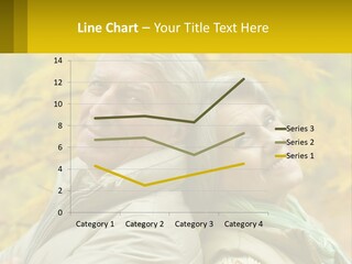 A Man And Woman Are Smiling For The Camera PowerPoint Template