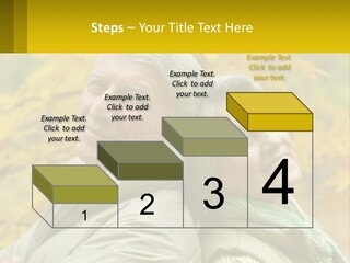 A Man And Woman Are Smiling For The Camera PowerPoint Template