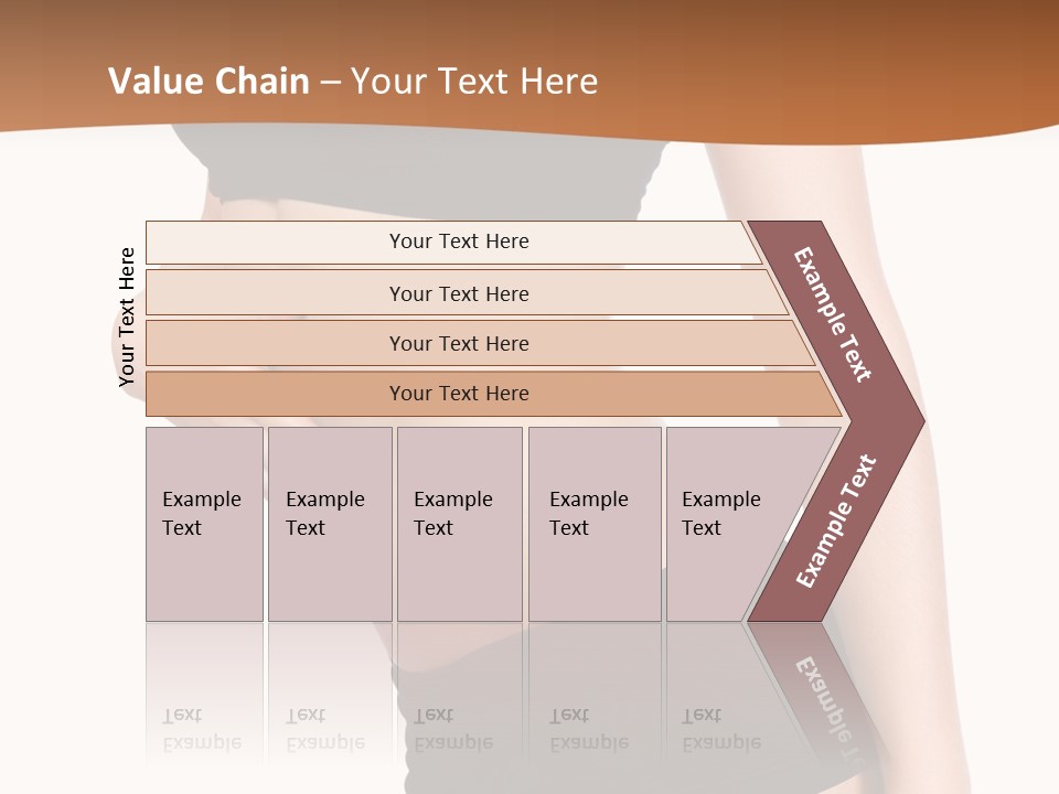 A Woman In A Bikini With Her Stomach Exposed PowerPoint Template