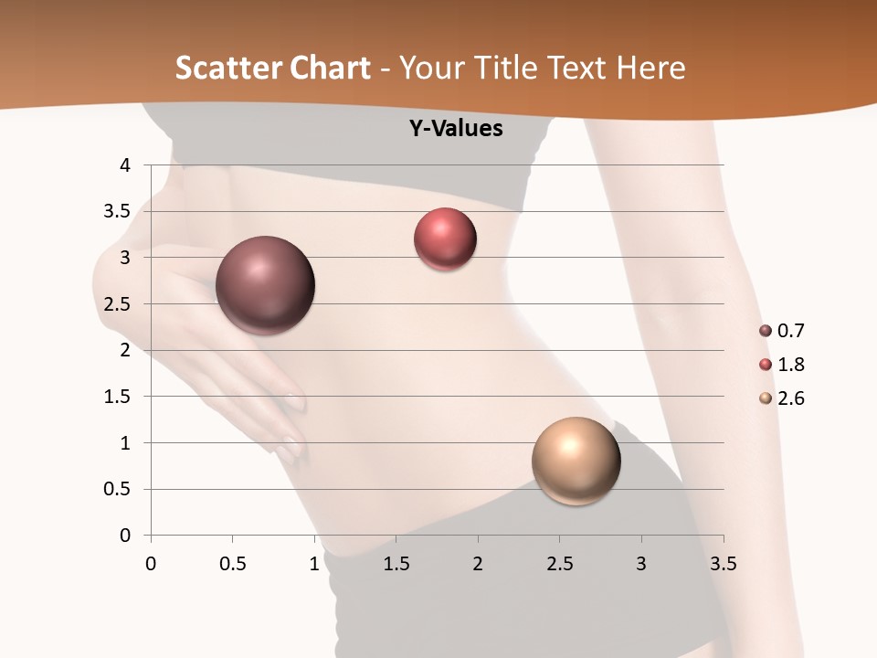 A Woman In A Bikini With Her Stomach Exposed PowerPoint Template