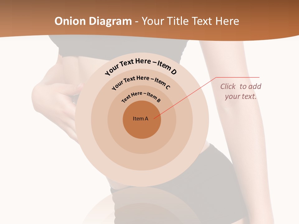 A Woman In A Bikini With Her Stomach Exposed PowerPoint Template