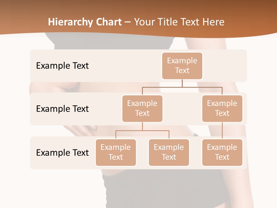 A Woman In A Bikini With Her Stomach Exposed PowerPoint Template