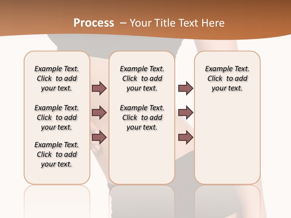 A Woman In A Bikini With Her Stomach Exposed PowerPoint Template