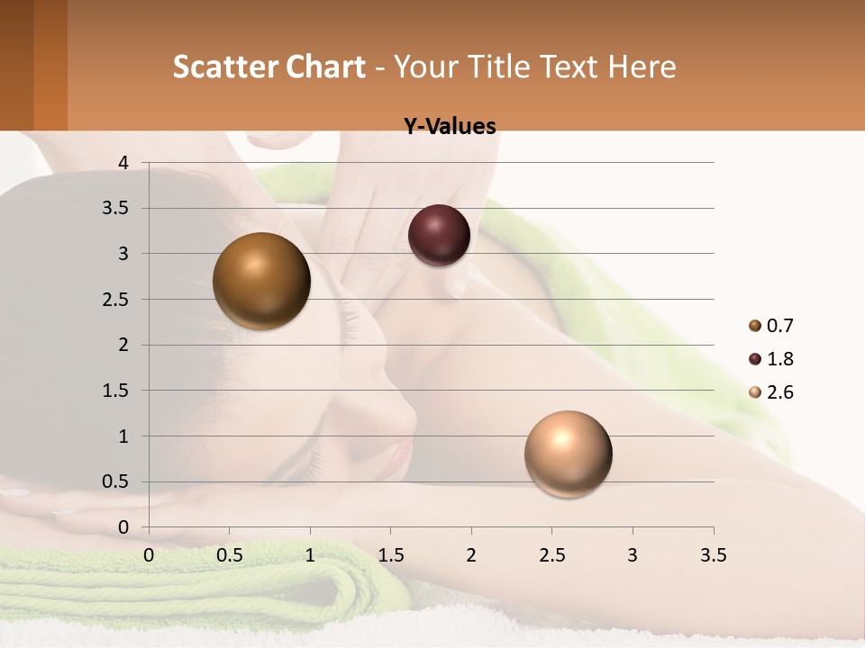 A Woman Getting A Massage With Her Hands On Her Head PowerPoint Template