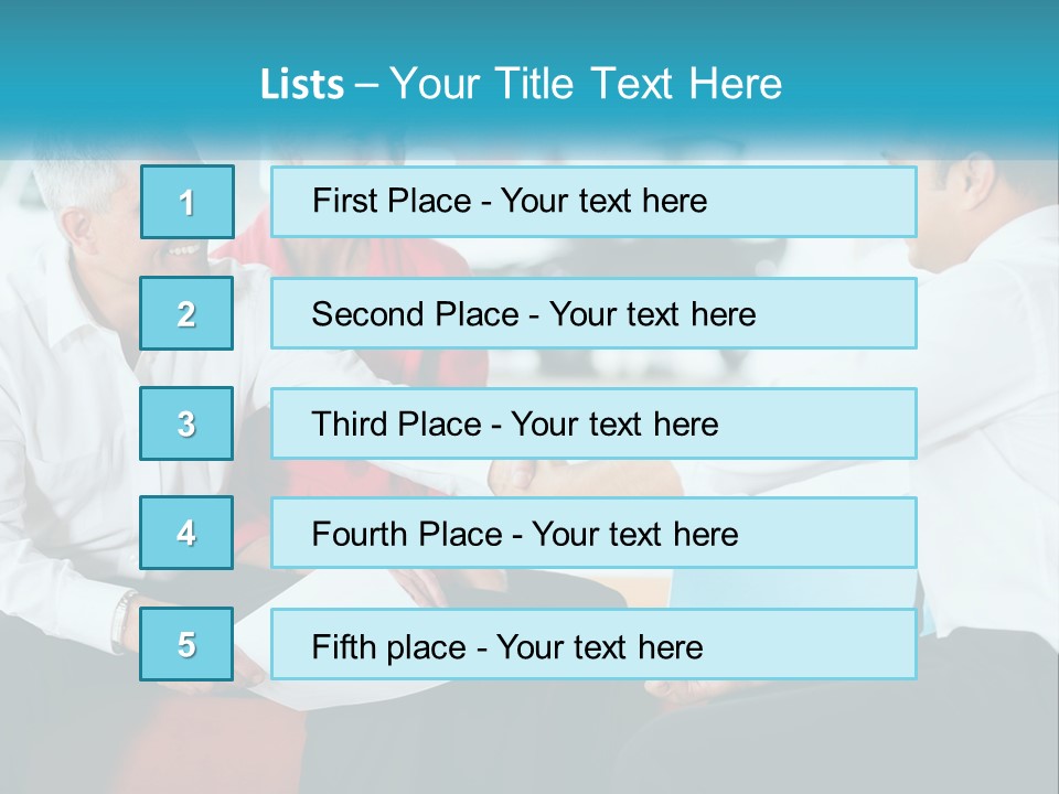 A Couple Of People Shaking Hands Over A Piece Of Paper PowerPoint Template