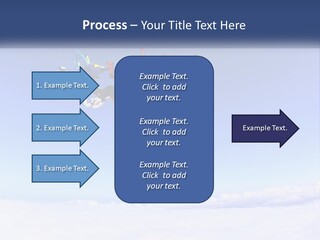 A Group Of People Flying Through The Air On Parachutes PowerPoint Template