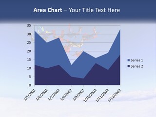A Group Of People Flying Through The Air On Parachutes PowerPoint Template