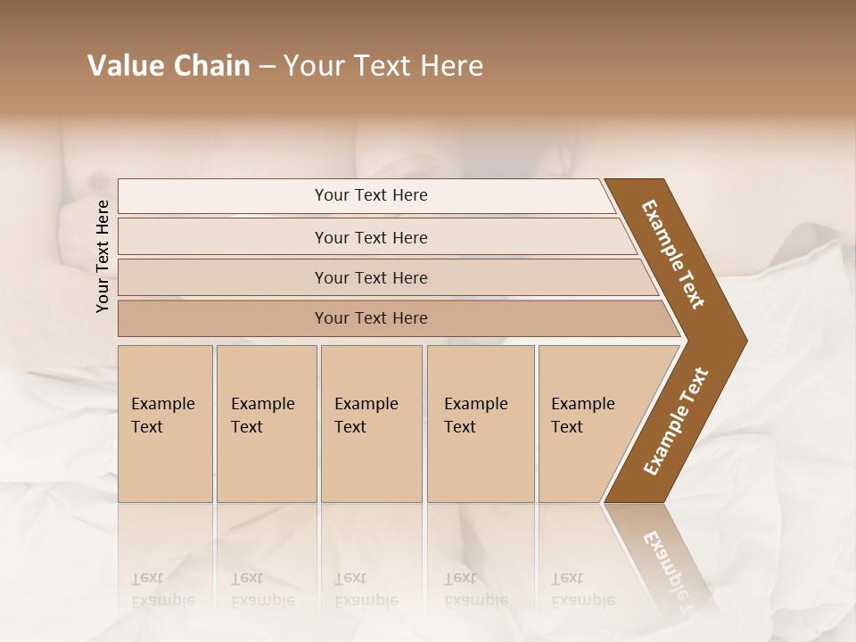 A Man And Woman Laying In Bed With Their Arms Crossed PowerPoint Template