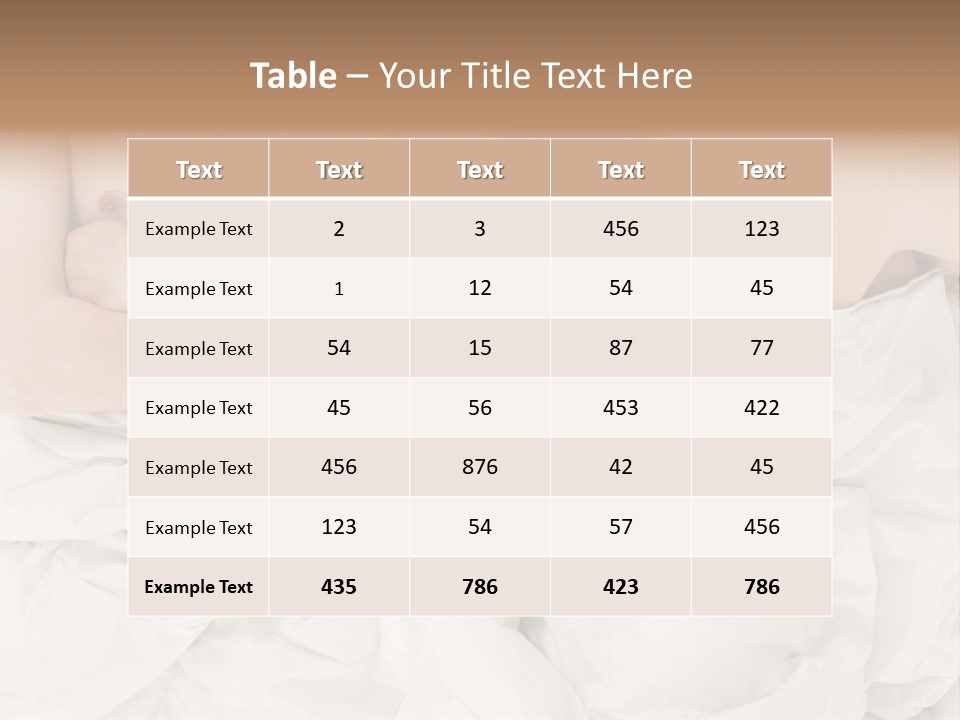 A Man And Woman Laying In Bed With Their Arms Crossed PowerPoint Template