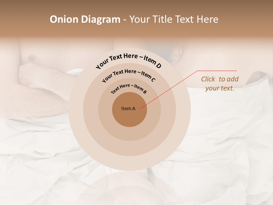 A Man And Woman Laying In Bed With Their Arms Crossed PowerPoint Template