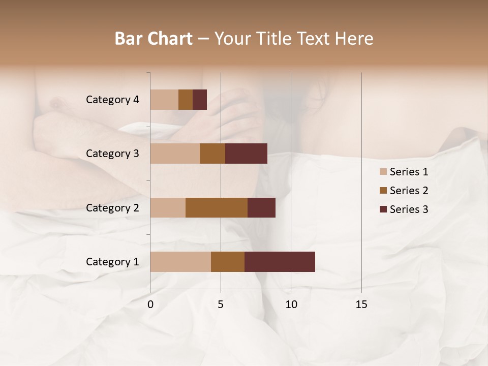 A Man And Woman Laying In Bed With Their Arms Crossed PowerPoint Template