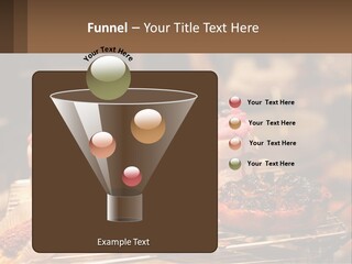 A Table Topped With Cakes And Pastries Covered In Icing PowerPoint Template