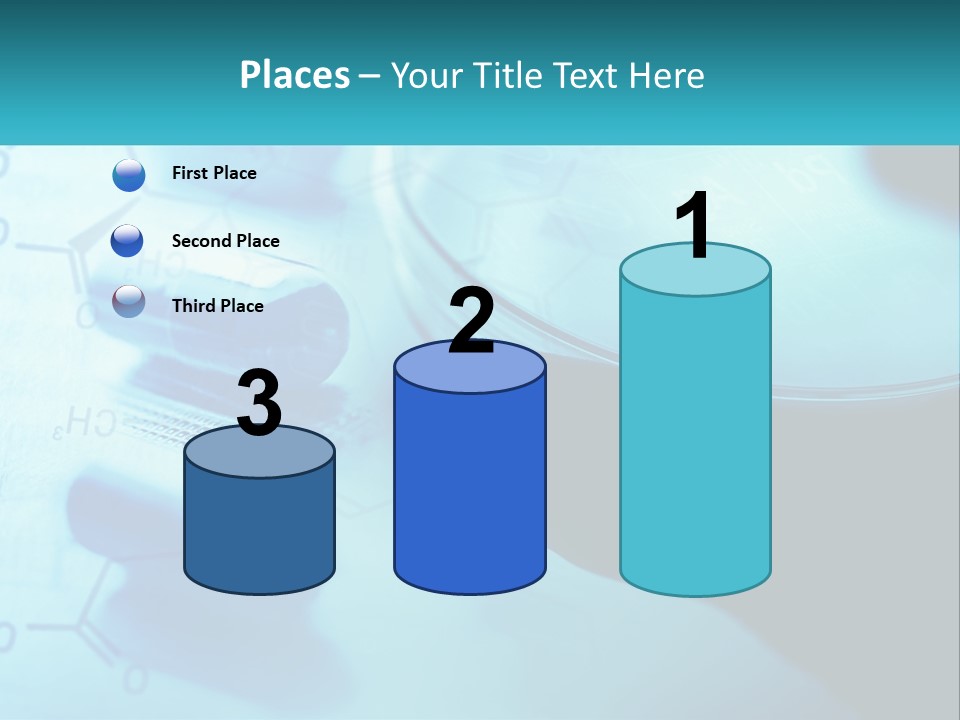 A Magnifying Glass On Top Of A Piece Of Paper PowerPoint Template