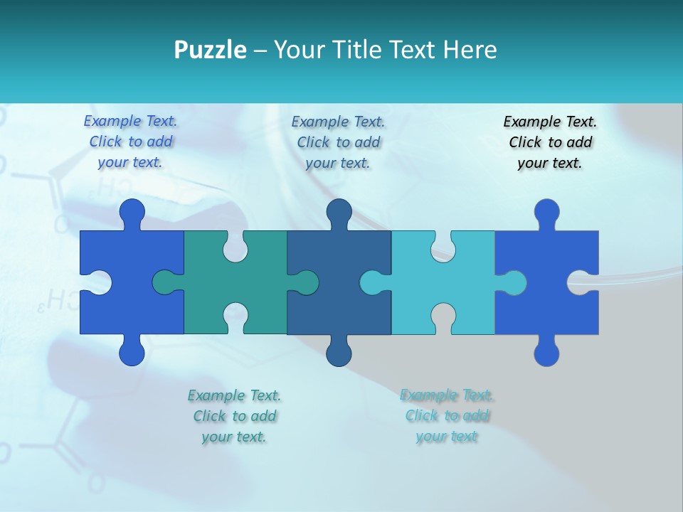 A Magnifying Glass On Top Of A Piece Of Paper PowerPoint Template