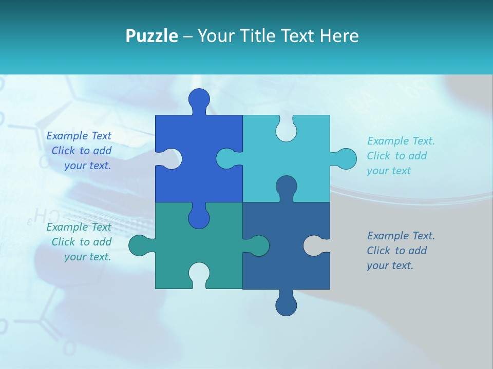 A Magnifying Glass On Top Of A Piece Of Paper PowerPoint Template