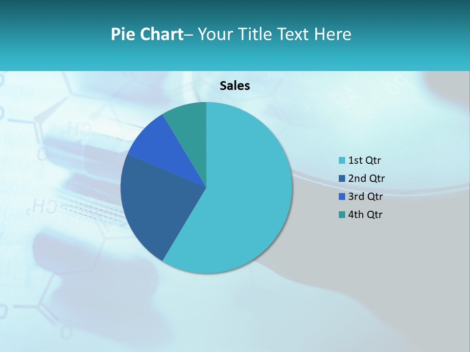 A Magnifying Glass On Top Of A Piece Of Paper PowerPoint Template