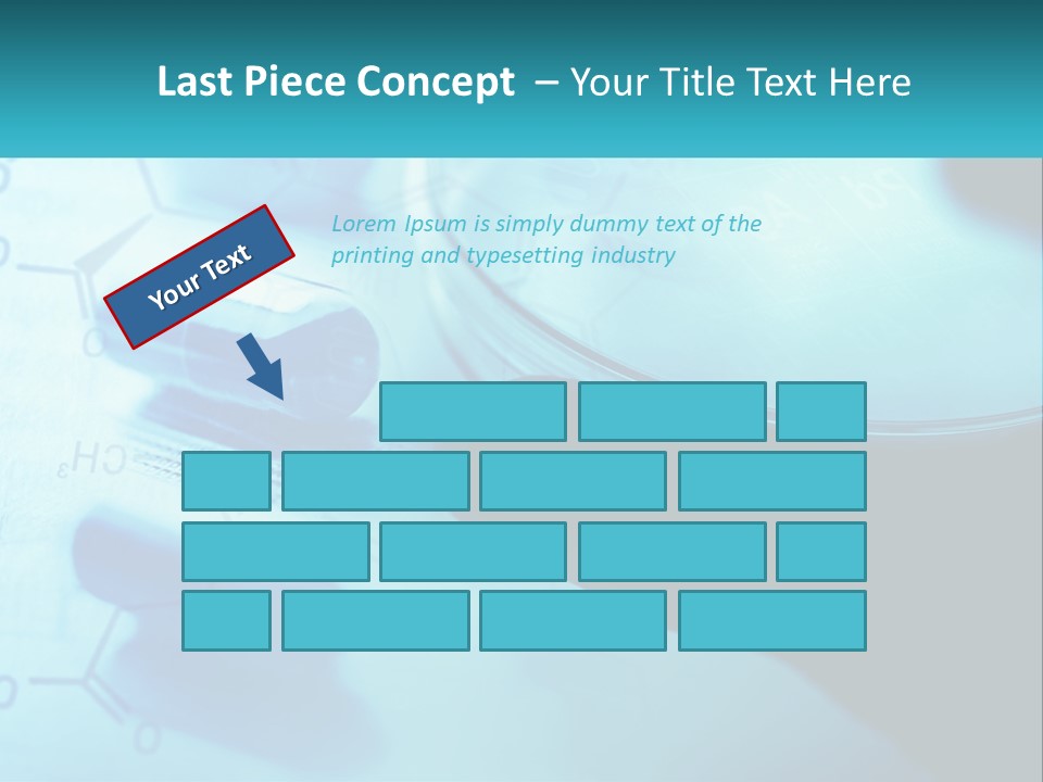 A Magnifying Glass On Top Of A Piece Of Paper PowerPoint Template
