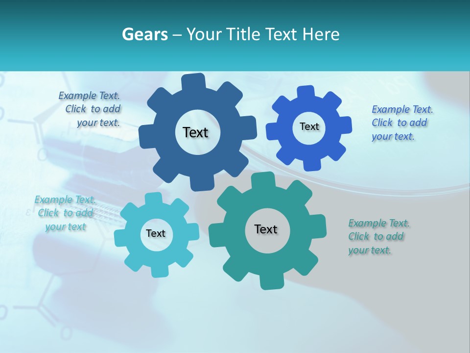 A Magnifying Glass On Top Of A Piece Of Paper PowerPoint Template