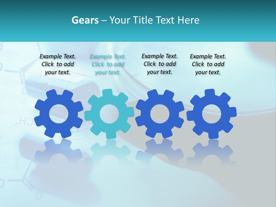 A Magnifying Glass On Top Of A Piece Of Paper PowerPoint Template